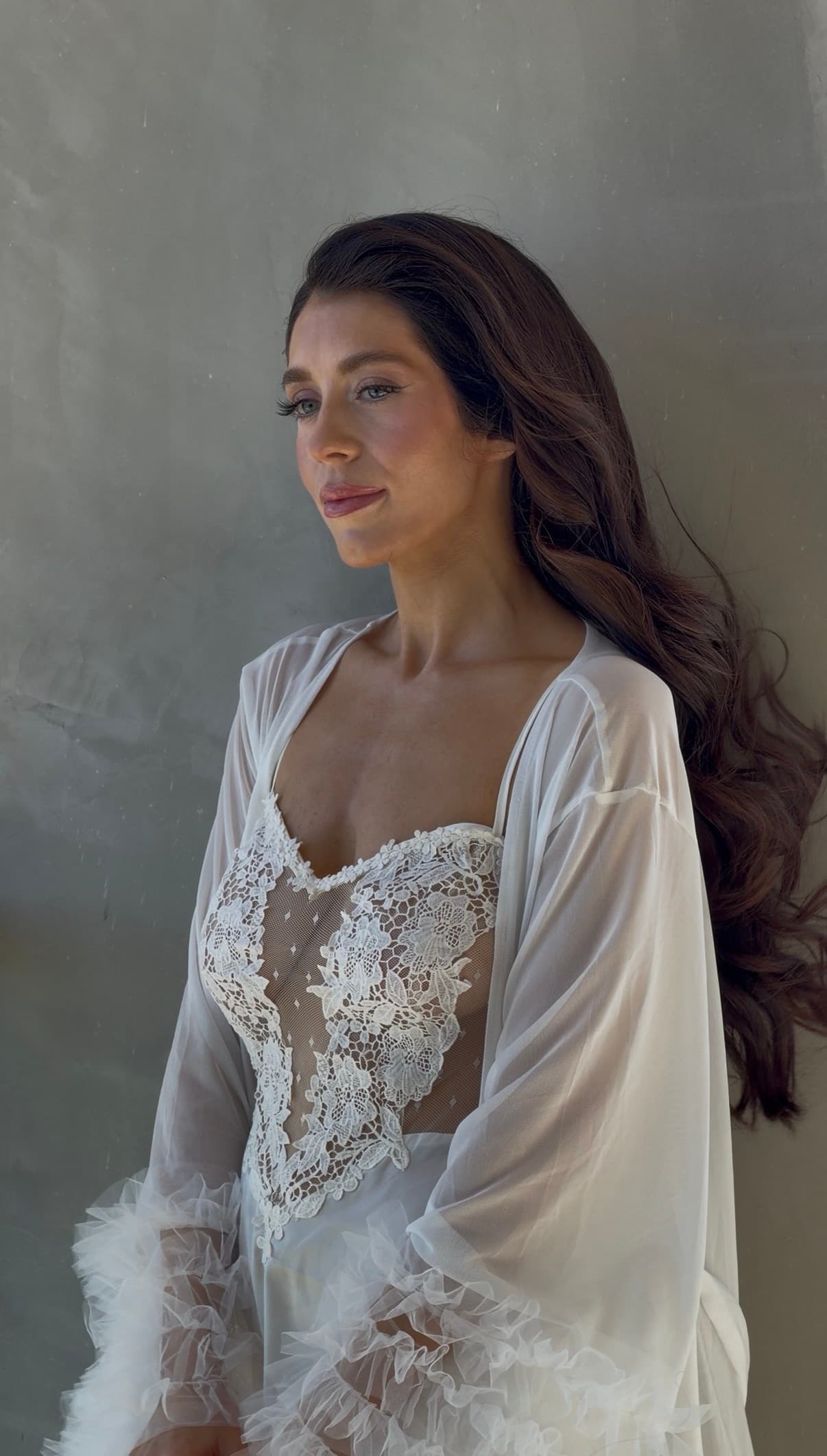 Bridal boudoir portrait — editorial content creation