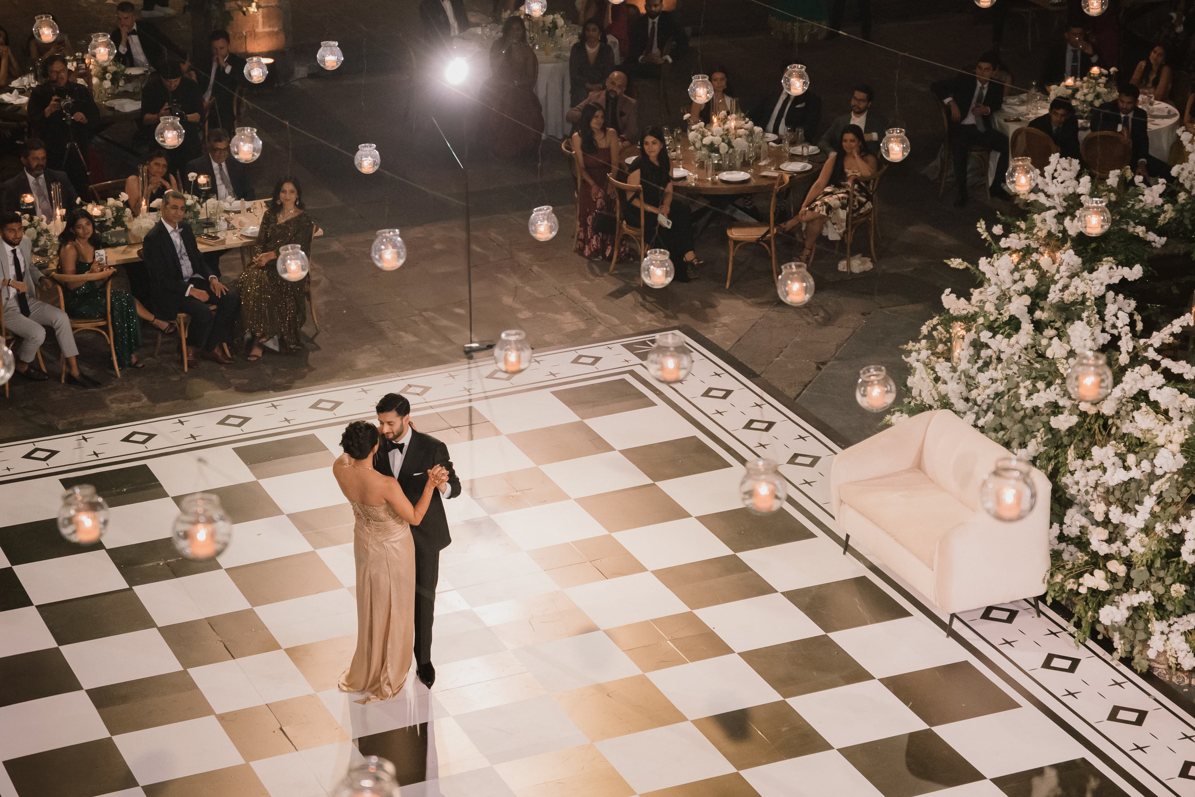 Sarena and Aayu — golden hour portrait at destination wedding