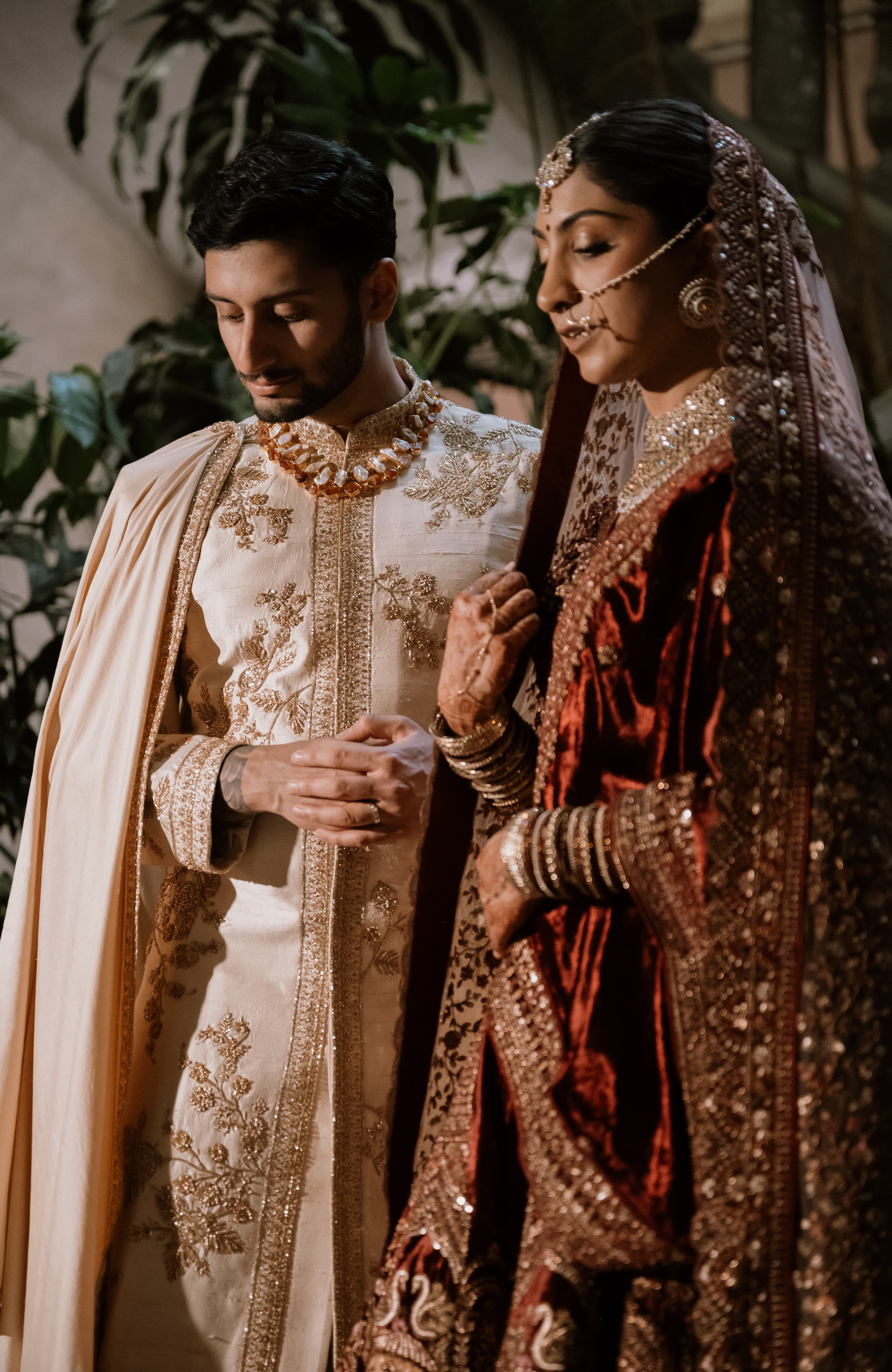 Hindu wedding candid — guests celebrating during ceremony